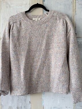 B My Story Made in Italy Marled Knit Sweater S